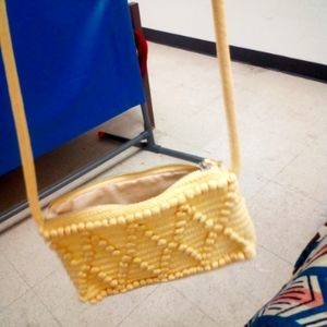 Small yellow purse from H&m